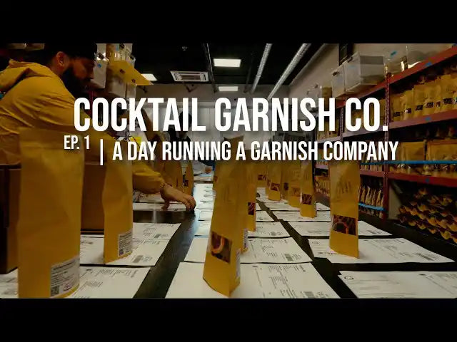 Inside the Cocktail Garnish Co. New York facility producing bulk dehydrated citrus garnish