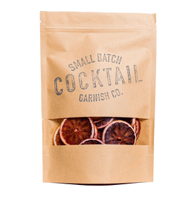 Dehydrated Blood Orange Slices (26ct) | Dried Crimson Citrus Garnish