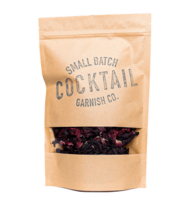 Dried Hibiscus Flowers (4oz) | Botanical Cocktail Garnish