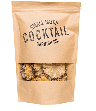 Dehydrated Pineapple Slices (15ct) | Dried Tropical Tiki Cocktail Garnish