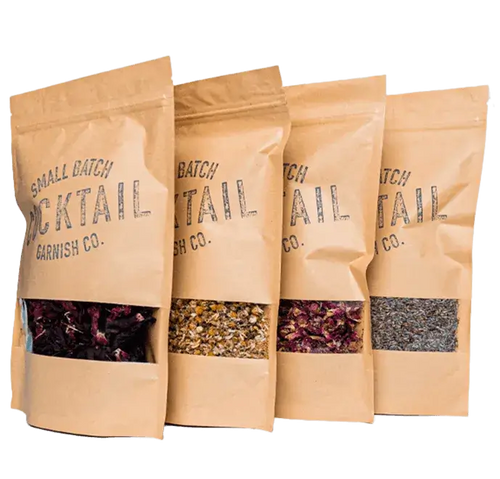 Botanical Cocktail Garnish Bundle (4-Pack) | Edible Flower Kit