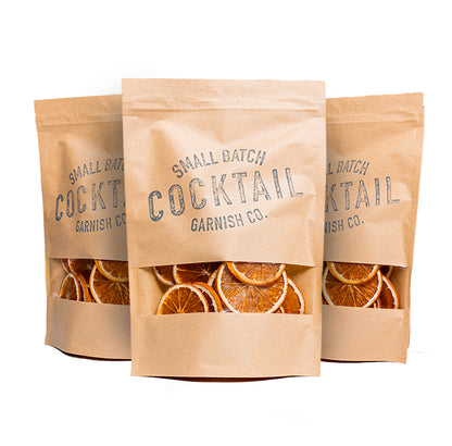 Dehydrated Orange Slices (31ct) | Dried Citrus Garnish for Cocktails