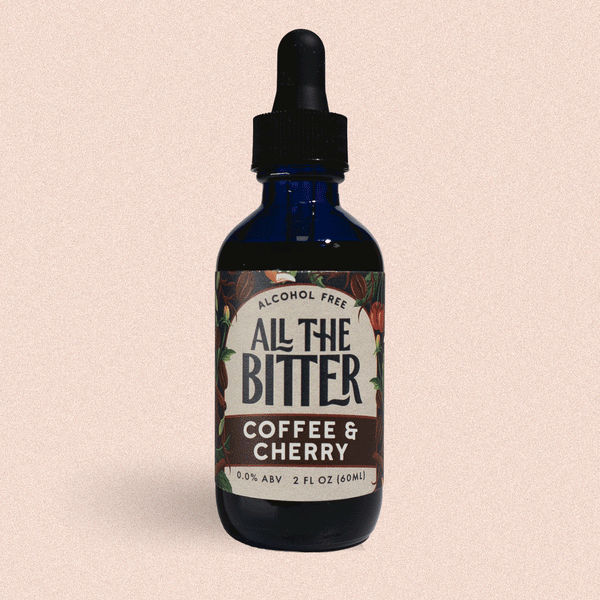 All The Bitter Coffee & Cherry Bitters 2 oz | Non-Alcoholic | 0.0% ABV