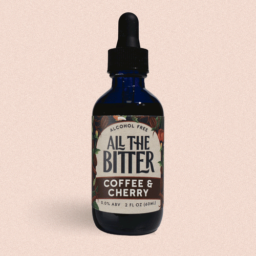 All The Bitter Coffee & Cherry Bitters 2 oz | Non-Alcoholic | 0.0% ABV
