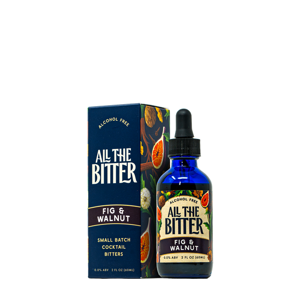 All The Bitter Fig & Walnut Bitters 2 oz | Non-Alcoholic | 0.0% ABV