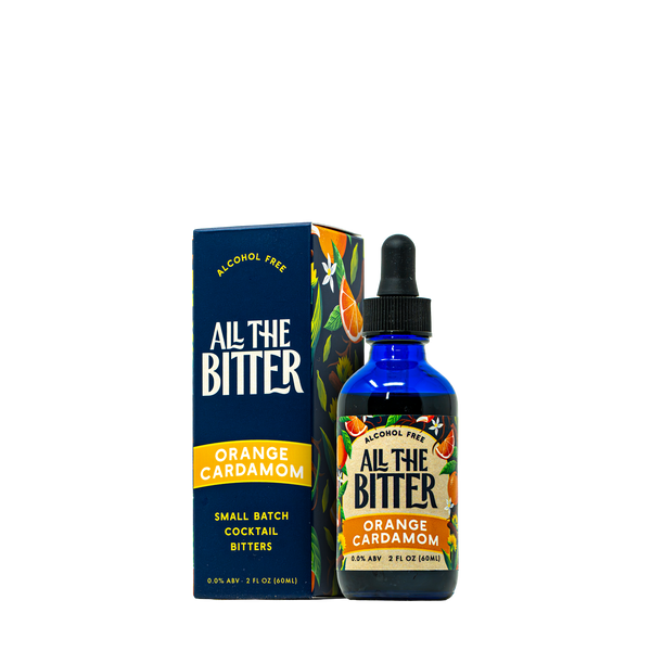 All The Bitter - Orange Cardamom Non-Alcoholic Bitters (2oz) For Old Fashioneds or Manhattans