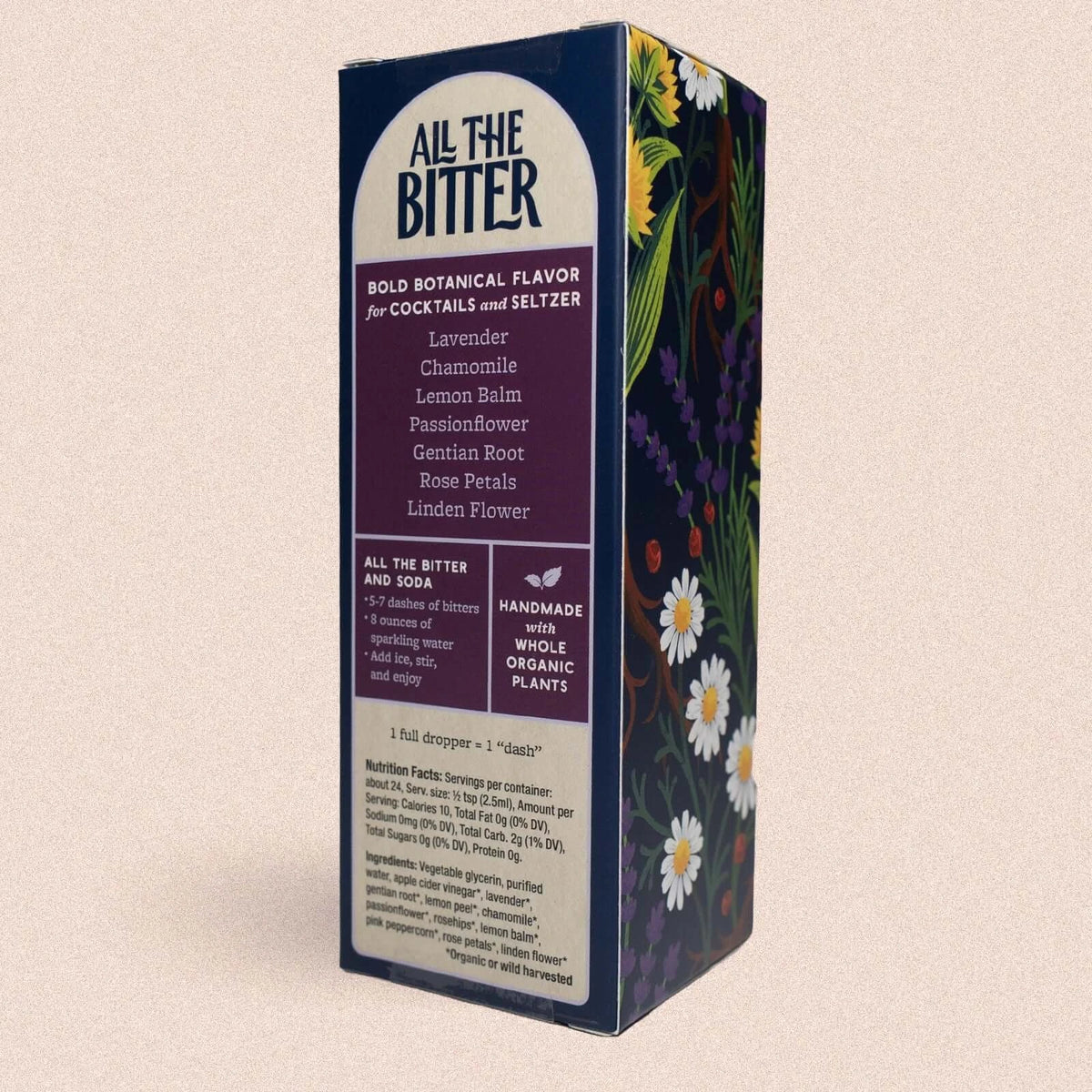 Bitters for cocktails and non-alcoholic drinks alcohol free bitter