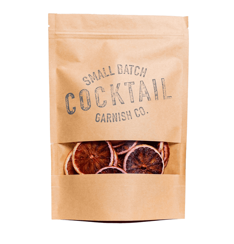 Dehydrated Blood Orange Slices (26ct) | Dried Crimson Citrus Garnish