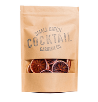 Cocktail Garnish Co. Dehydrated Blood Orange for Bar