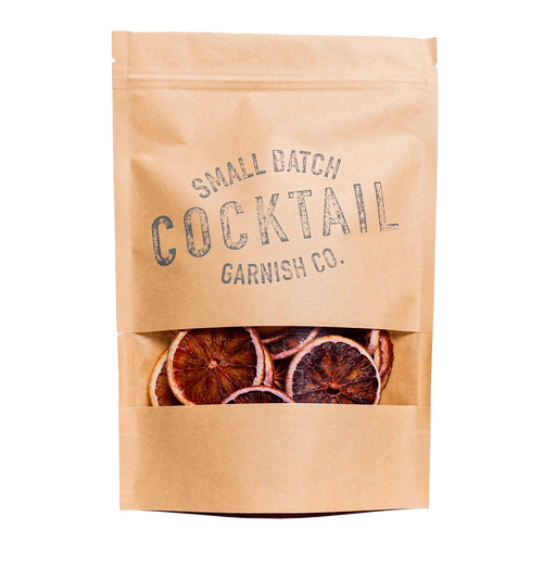 Dehydrated blood orange slices