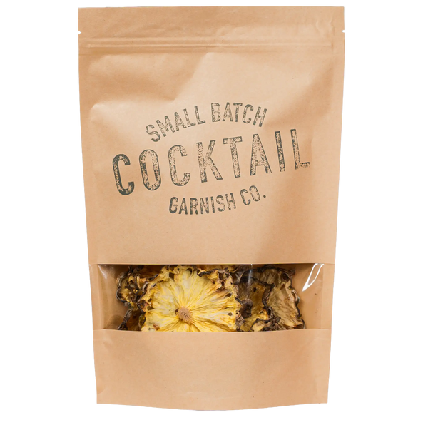 Dehydrated Pineapple Slices (15ct) | Dried Tropical Tiki Cocktail Garnish