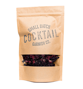 Dried Hibiscus Flowers (4oz) | Botanical Cocktail Garnish