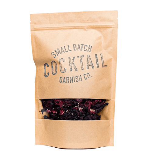 Dried Hibiscus Flowers (4oz) | Botanical Cocktail Garnish