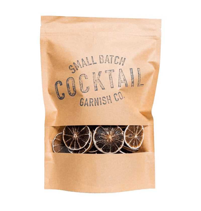 Dehydrated Lime Slices (55ct) | Dried Citrus Garnish for Cocktails