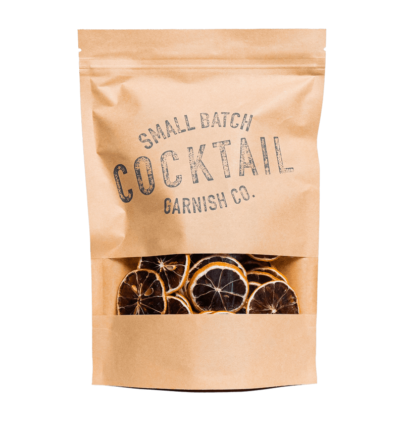 Dehydrated Lemon Slices (50ct) | Dried Citrus Garnish for Cocktails