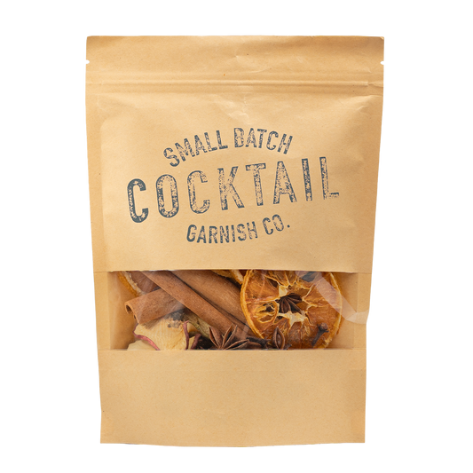 Bag of Mulled Wine Ingredients: Apple, Cinnamon, Clove, Orange, Star Anise