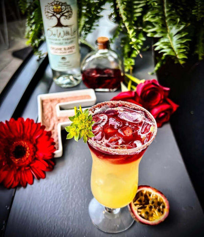 Pink Salt & Blood Orange Glass Rimmer, 6oz - Cocktail Garnish Co