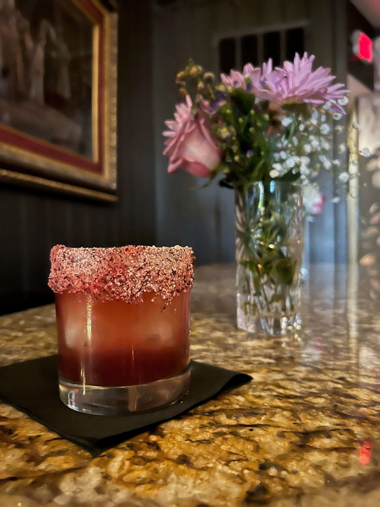 Pink Salt & Blood Orange Glass Rimmer, 6oz - Cocktail Garnish Co